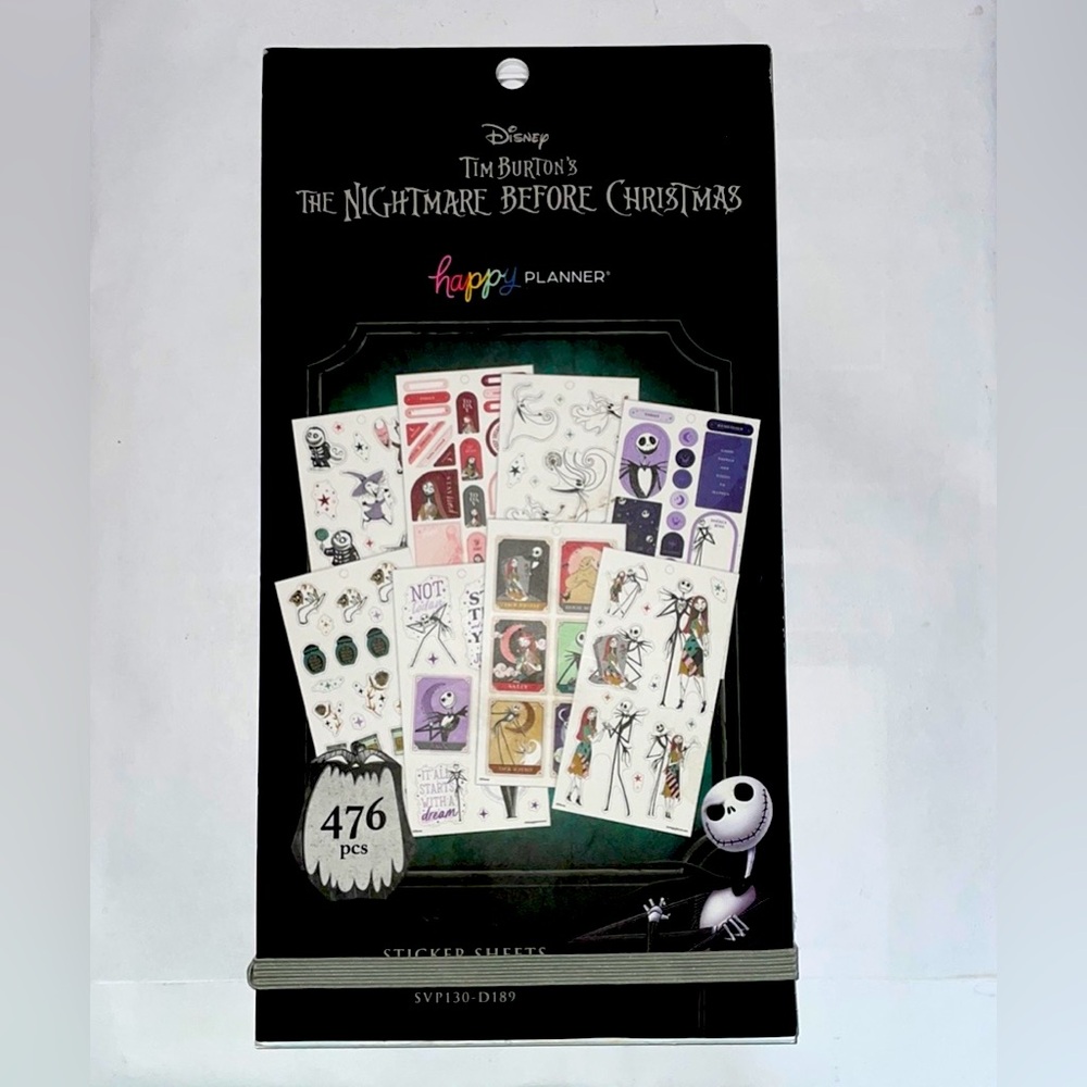 Happy Planner x The Nightmare before Christmas Sticker Set (Complete-New)